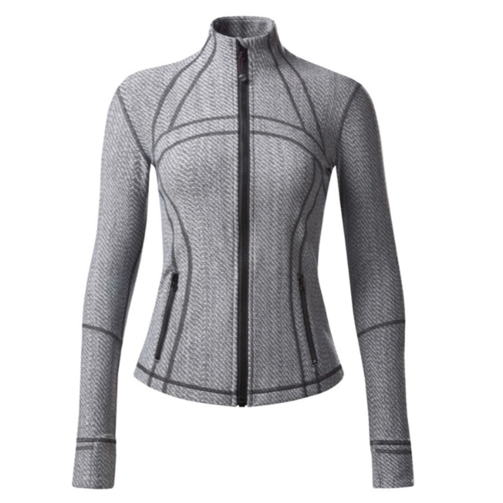 Lululemon Define Jacket Size 6 Black & White